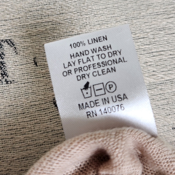 Tan Cream Tidye Linen Shirt - Picture 4 of 10